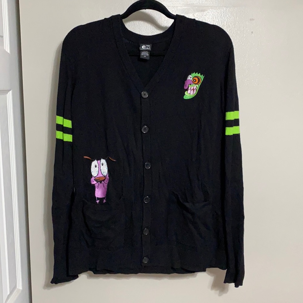 Courage the Cowardly Dog Cardigan
